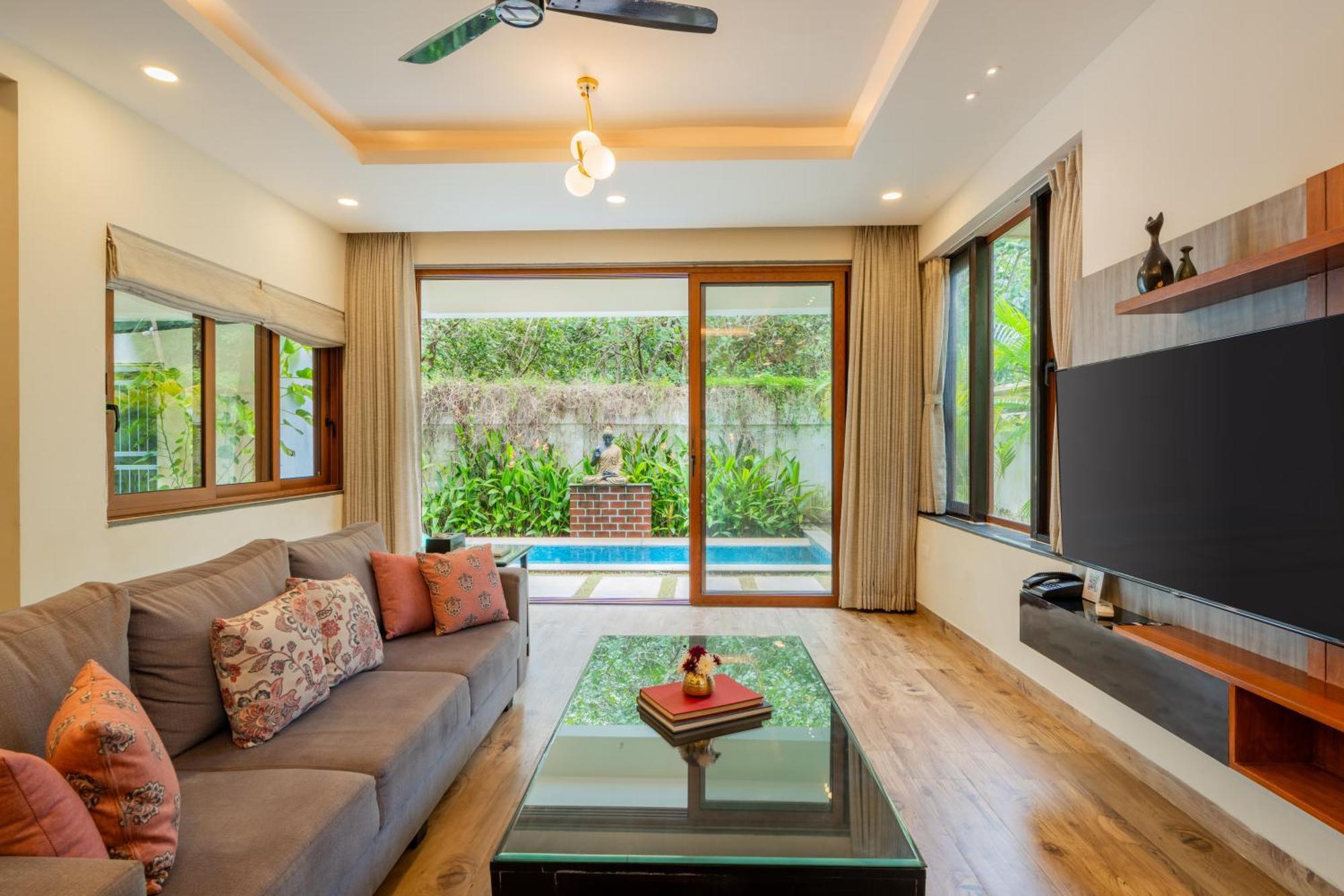 Elivaas 3 Bhk Pvt Pool & Bar - Villa Valerie Oxel Экстерьер фото