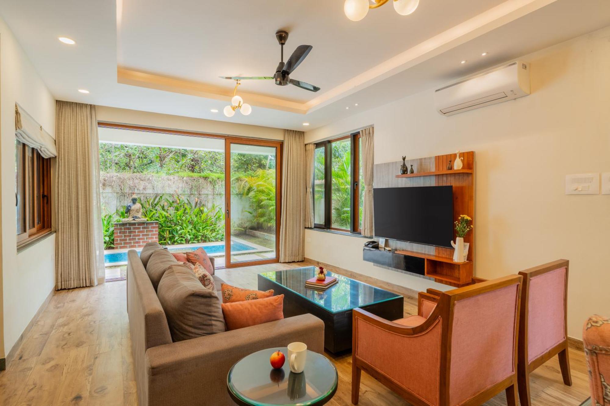 Elivaas 3 Bhk Pvt Pool & Bar - Villa Valerie Oxel Экстерьер фото