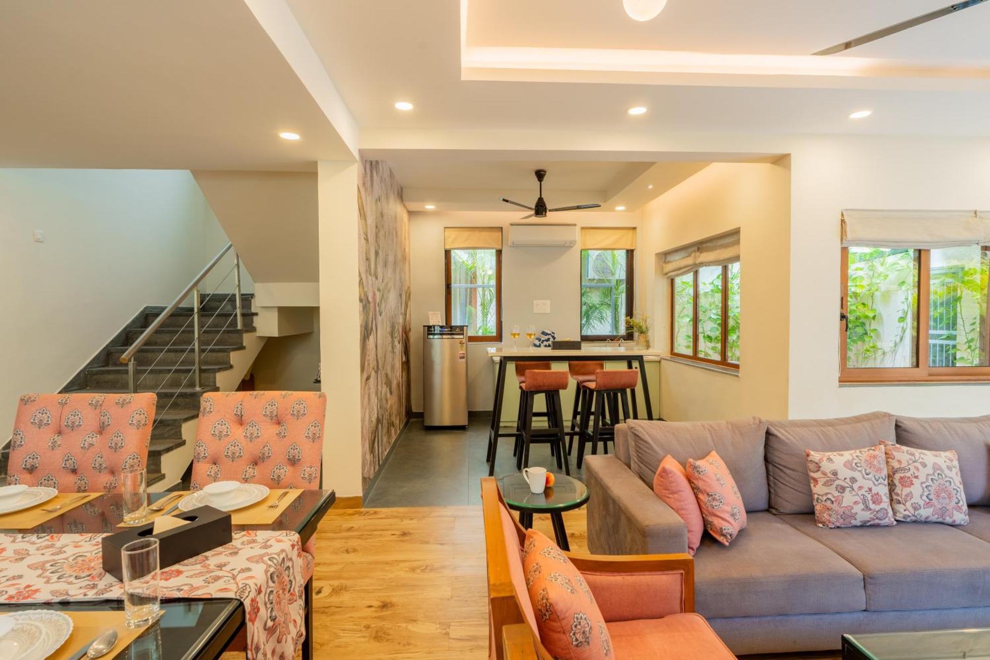 Elivaas 3 Bhk Pvt Pool & Bar - Villa Valerie Oxel Экстерьер фото