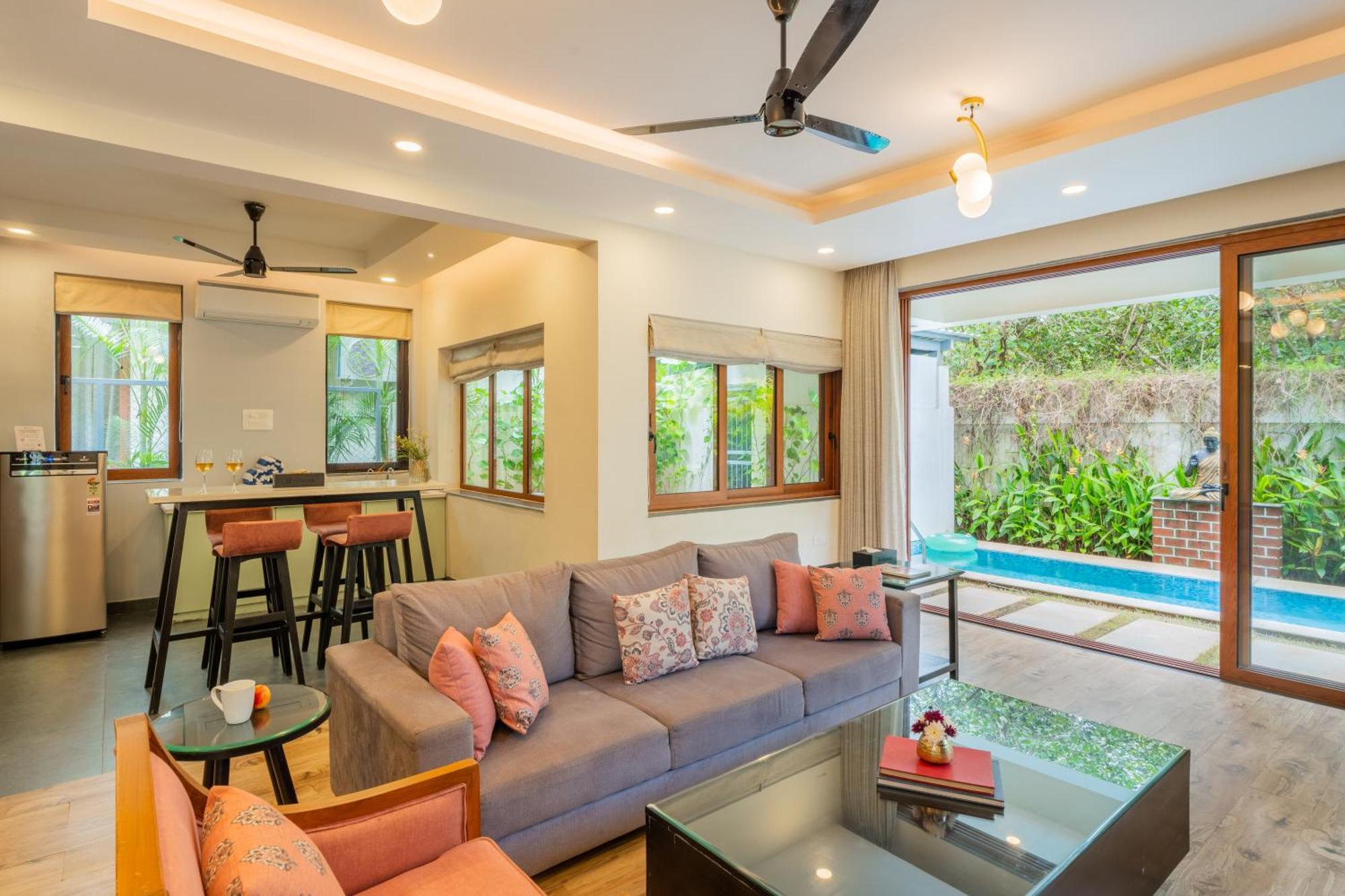 Elivaas 3 Bhk Pvt Pool & Bar - Villa Valerie Oxel Экстерьер фото